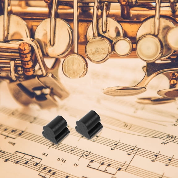 Hemoton 10 Pcs Horn Piston Rubber Pad Noise Resistant Rotary Valve Rubber Buffering Stop For French Horn Tuba Trombone Wind Instrument Accessory