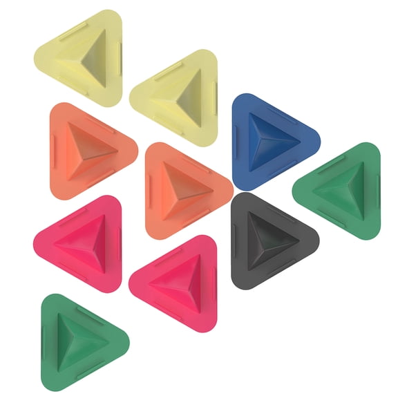 YOSADIER Triangle Phone Holder Assorted Color Portable ABS Material for Any Occasions 10Pcs