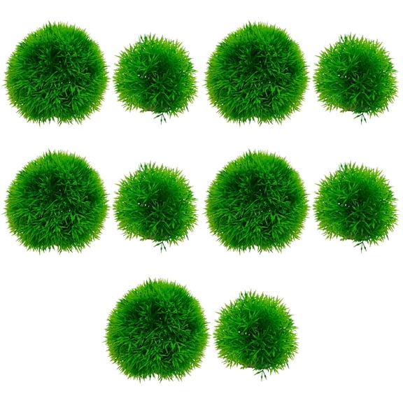 Hemoton 10 Pcs  Simulated Water Plants Ornaments Decorative Aquatic Plants Decorations Fish Tank Decors