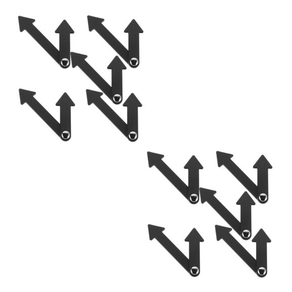 UPGRATOR WORGEOUS 10 Pcs Teaching Clock Hands Prop Plastic Pointer for Kids Time Learning DIY Clock Parts Tools