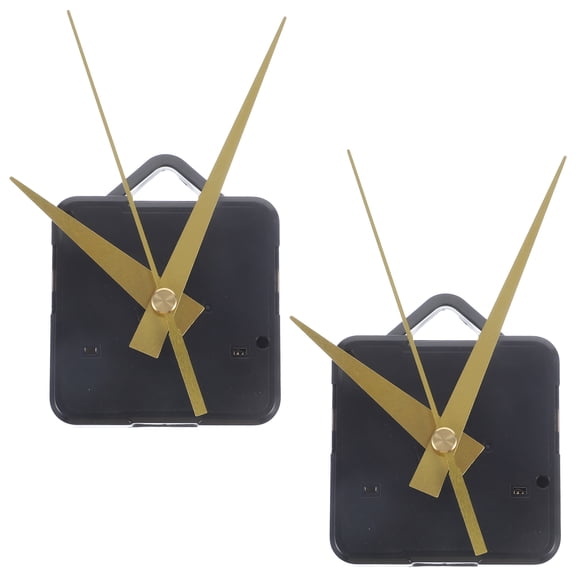 ORDDIART Clock Mechanism Replacement, Black Plastic, Durable and Reliable, Easy Installation, 10Sets