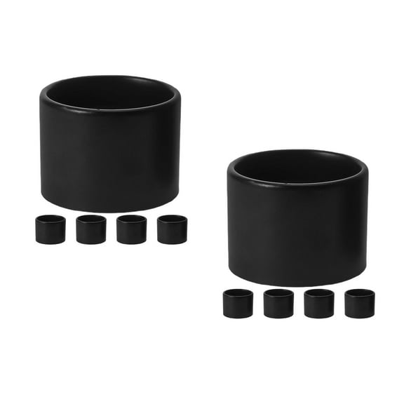 Hemoton 10 pcs  Ceramic Lamp Base Cup Fixing Ring Socket Shade Fixture Ring E26 E27 1-1/2 Inch Thread Diameter Metal Clip Ring Fitting for Wall Lamp Chandelier Shade Fixing