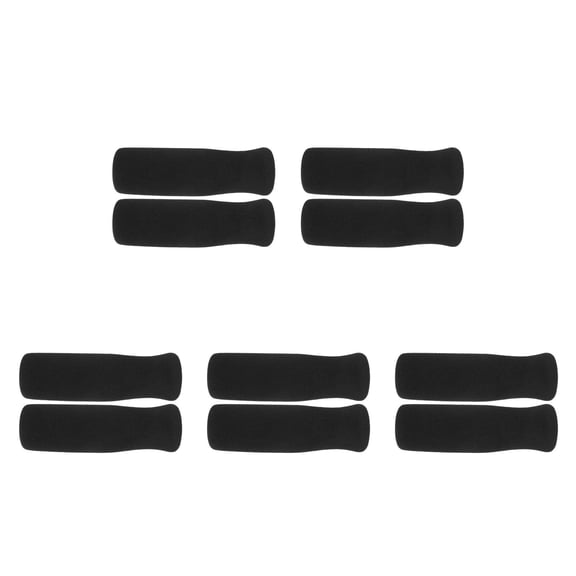 Hemoton 10 pcs Non-Slip NBR Handle Grip Covers For Walkers Comfortable Hand Cushion Pads Walker Handle Cushions Crutch Handle Grip