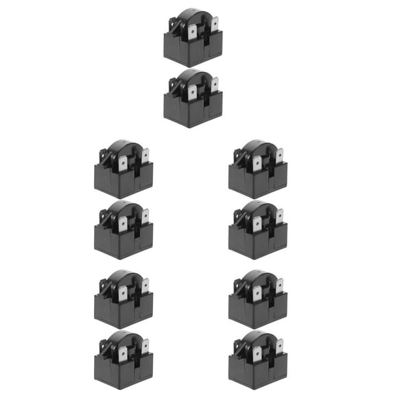 Hemoton 10 pcs Refrigerator Start Relay Replacement Part Refrigerator Starter Relay for Mini Fridges and Freezers Compatible with Most Refrigerator Compressors