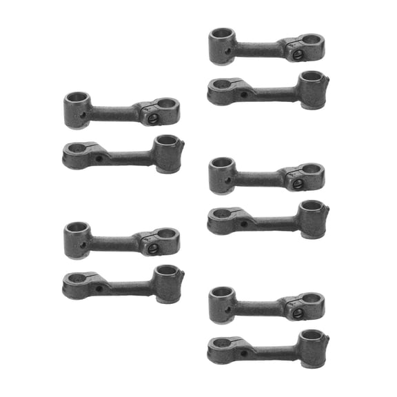 Hemoton 10 Pcs Universal Sewing Machine Foot Pedal Linkage Replacement Set, Compatible Pedal Connector for Treadle & Foot Control Machines