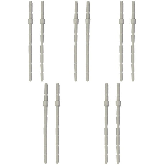 Hemoton 10 pcs Toilet Button Rods Replacement Dual Push Toilet Flush ...