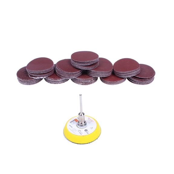 Hemoton 100 PCS Belt Sander Discs Stone Polishing Hand Sander 5.00X5.00X2.50CM