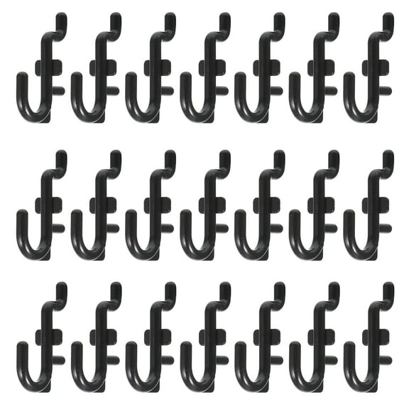Hemoton 100 PCS Storage Hook Replacement J Shape Peg Hook for Peg Board Organizer Tool