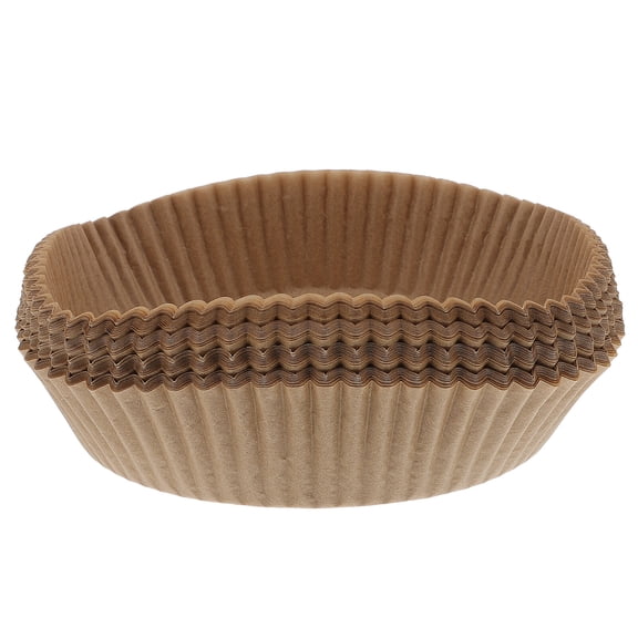 YOSADIER 100Pcs Oil Absorbing Pastry Non Stick Baking Paper Liners Brown Bowl Shaped Disposable