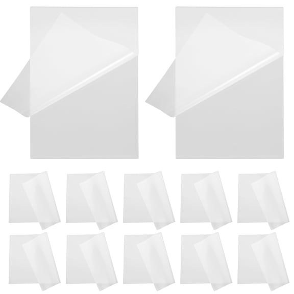 Hemoton  100 Pcs Documents and Plastic Film Protective for Pack Laminating Sheets