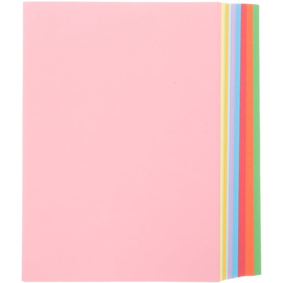 Hemoton 100 Sheets Colorful Origami Paper for Folding, Painting, Crafting, and Printing - Multi- Paper Pack