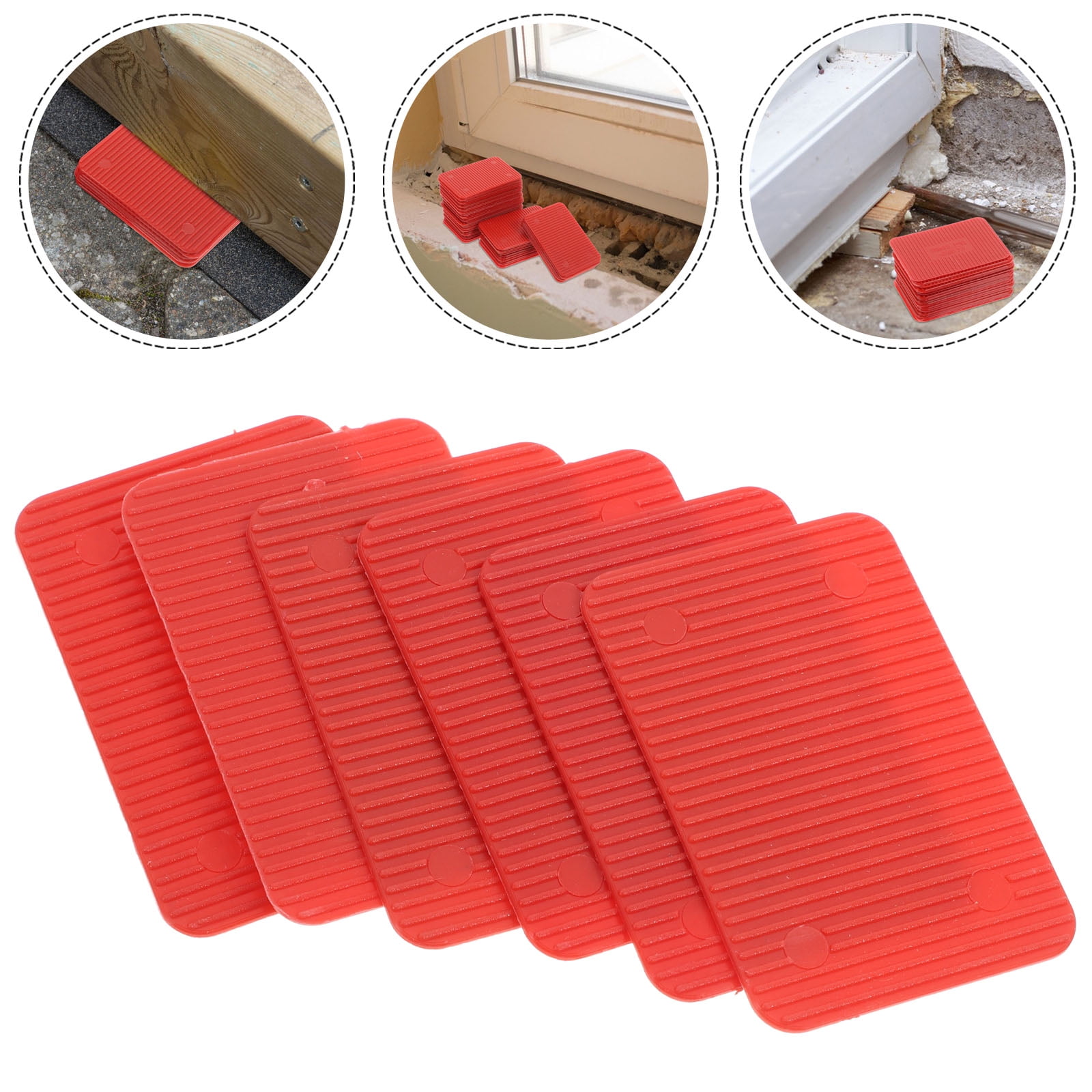 Hemoton 100pcs Flat Shims Structural Pieces Composite Plastic Small ...