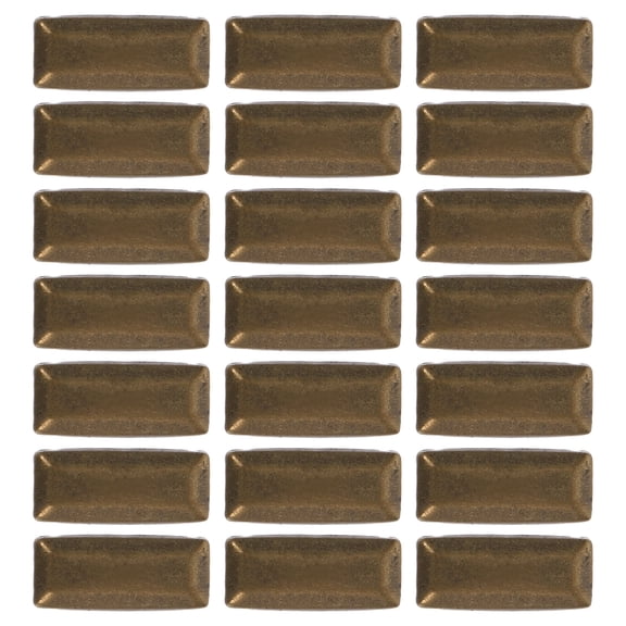 RENACLIPY Golden Copper Rectangular Studs for Craft Use, Durable and Stylish, 100Pcs