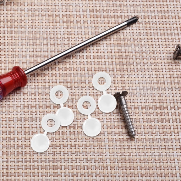 Hemoton 100pcs Screws Caps Cover Convenient Screw Covers Plastic Screw Caps Small Screw Covers Multi-use Screw Hidden Covers Plastic Caps for Screws