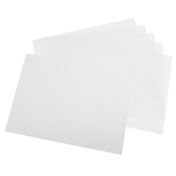 Hemoton 10PCS PVC Sheet Flexible Board Sheet Rigid Thin Plastic Film DIY Projects Frame Inserts DIY Crafts Film Picture Frame Sheet Page Protectors