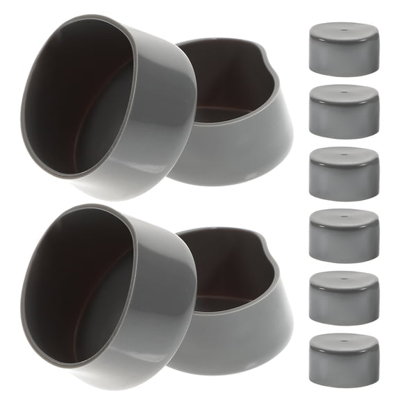 HEMOTON Raindrops 10Pcs Trailer Hub Cap Rubber Plugs 1.98 Inches Black Trailer Cap Cup Grease Plugs Axle Bearing Cover