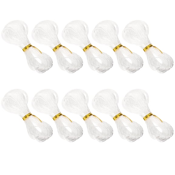 HEMOTON 10Pcs Elastic Jewelry Ropes Stretchy Bracelet Strings for DIY Crafting