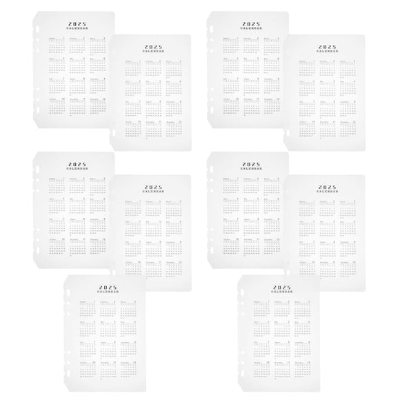 A5 Planner Inserts