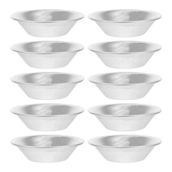 Hemoton 10pcs Cake Baking Cups Multi-use Egg Tart Cups Cupcake Holders Baking Egg Tart Liners Cupcake Baking Cups Mini Tart Molds Pudding Cup Molds Pie Molds for Baking