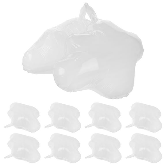Hemoton 10pcs Cloud Shaped Balloons Party Decoration Baby Shower Cloud Balloons Replacement Aluminum Foil Balloons Holiday Theme Party Favor Accessory