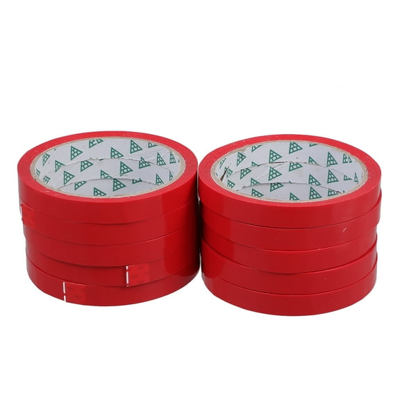 Phenofice Produce Bag Fastener Tape Red Polypropylene for Farmers' Markets 10Pack