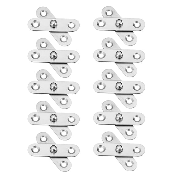 Hemoton 10pcs Hidden Door Hinge Hidden Hinges Pivot Hinge Heavy Duty Conceal Hinges For Secret Door Or Hidden Door Bookcase