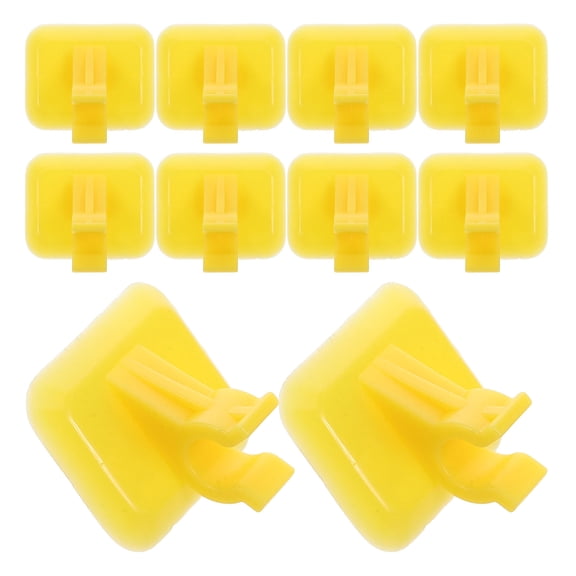 Hemoton 10pcs Plastic Hood Prop Rod Clamps Engine Hood Support Clips Car Hood Struts Lift Clamp Prevents Hood Wobbling Compatible with Chrysler