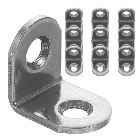 Hemoton 10pcs Corner Brackets for Shelves 90 Degree Small Shelf Braces