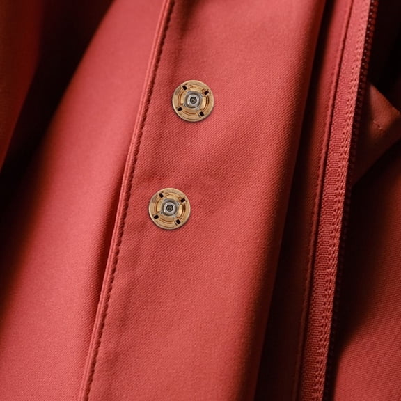 DEEPCRAFF Golden Metal Snap Fasteners Zinc Alloy for Clothes Simple Elegant Design Easy Install