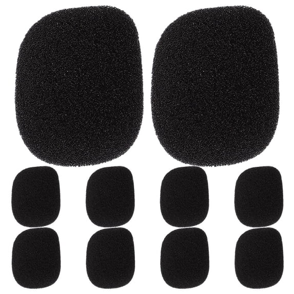 DEEPCRAFF Microphone Windscreen for Public Speaking Engagements 10Pcs 1.2x0.9In