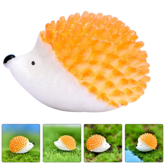 Hemoton 10pcs Mini Figurines Resin Animal Miniatures for Garden Terrarium Landscape Decor