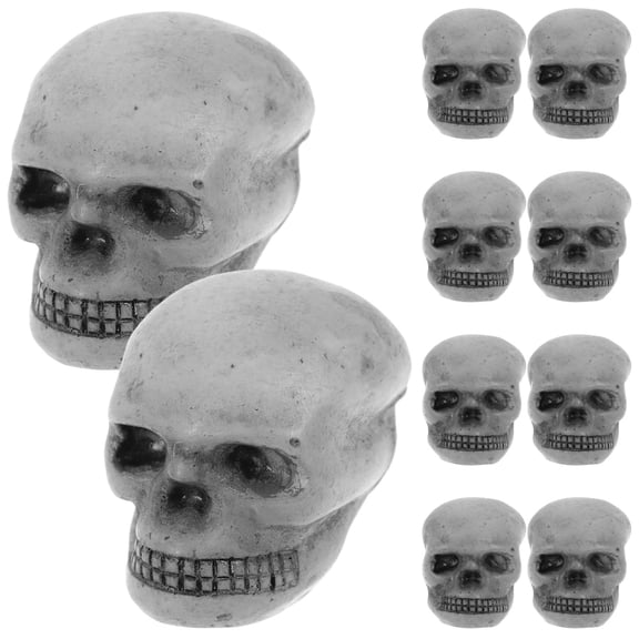 Hemoton 10pcs Mini Figurines Resin Skeleton Models Decorations for Home Bar Table Display