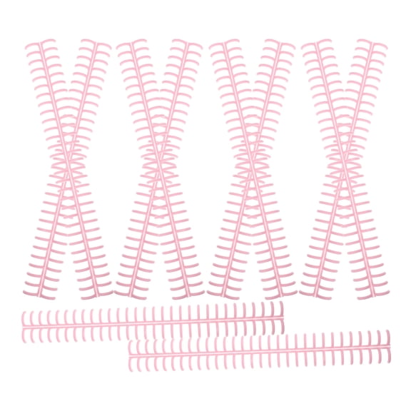 Hemoton 10pcs Plastic Comb Binding Spines Binding Combs Rings Binding Spines 30 Ring Plastic Binder Combs for Student Teacher Notebooks Use