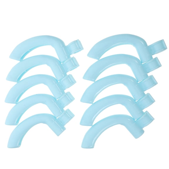RENACLIPY 10Pcs Ergonomic Plastic Dustpan Handle Grip with Clip for Efficient Cleaning Tasks