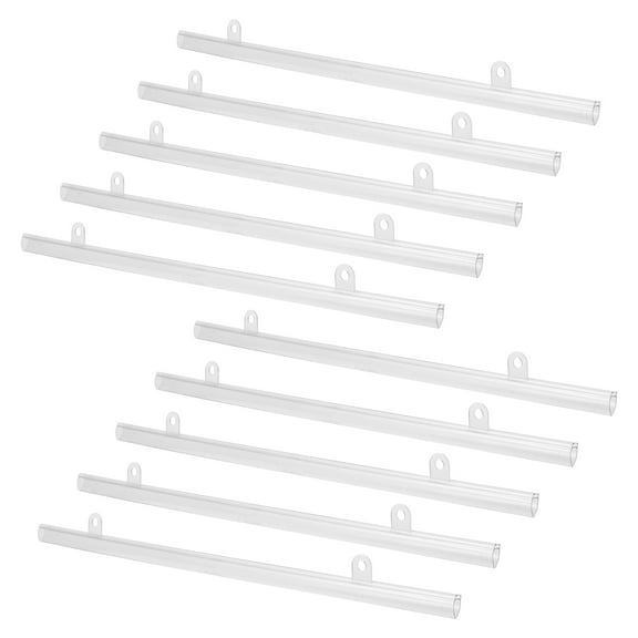 Hemoton 10pcs Poster Hanger Frame Hanging Rails For Posters Signs Maps Picture Poster Holder Plastic Tapestry Banner Art Wall Display