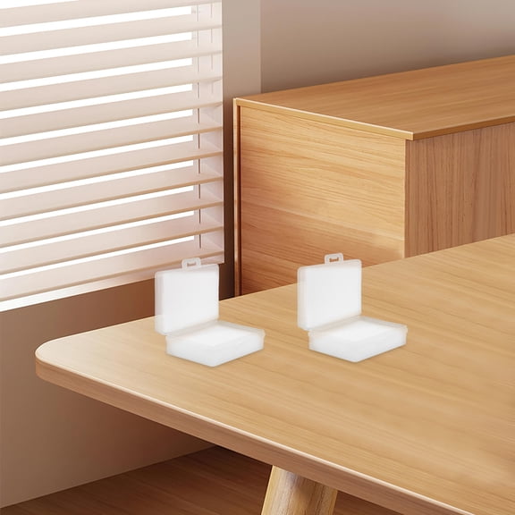 Hemoton 10pcs Small Plastic Storage Box With Sponge Insert Organizer For Craft Supplies Electronic Components Accessories Organizer Box