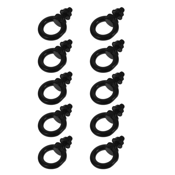 RENACLIPY Black Stainless Steel Bolt Lifting Hardware Set 10pcs Heavy Duty Fasteners