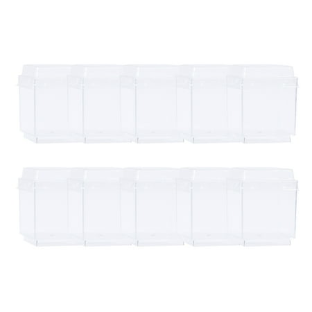 Homoyoyo Clear Plastic Dessert Cups for Tiramisu Mousse Yogurt Jelly Disposable Party Supplies