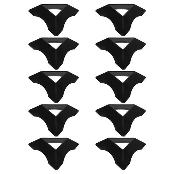 Hemoton 10-Pack Triangle Cube Holders Stand Pedestal for Speed Cube Storage and Display, Puzzle Cube Organizer