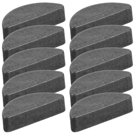 Hemoton 10pcs Woodruff Keys Assortment Kit 47 49cc Metal Woodruff Key Semi Circular Keys Set For Fasteners Mechanical Industry Flywheel Applications
