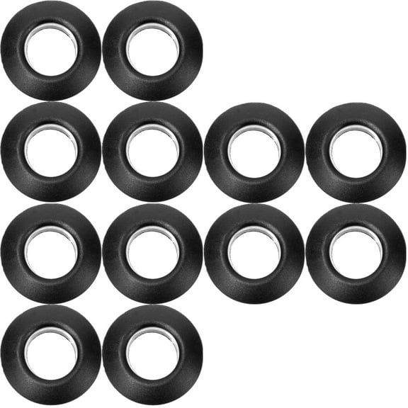 SOPOTUTU Universal Kayak Drip Rings, Black, Easy Install, Waterproof, 12Pcs