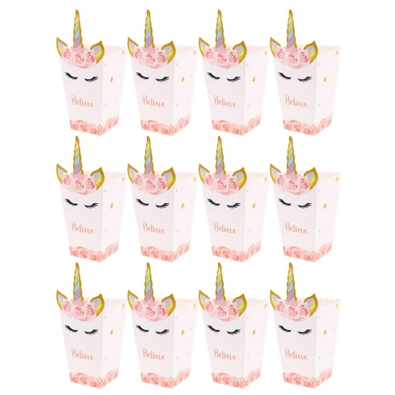 Hemoton 12 Pcs Popcorn Bowls Popcorn Boxes Popcorn Holders Child 21.5X8.5CM