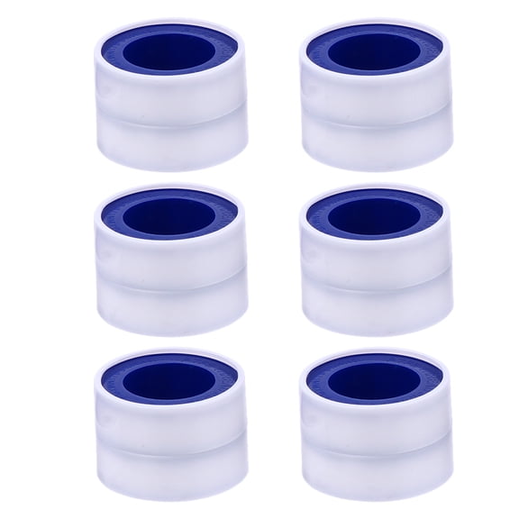 Hemoton 12 Rolls PTFE Tape Water Leaks Plumbers Tape Sealing Tape Pipe Thread Tape Plumbers Tape Water Tape Thread Seal Tape Shower Head Tape Sealing Tape Plumbers Tape for Shower Head