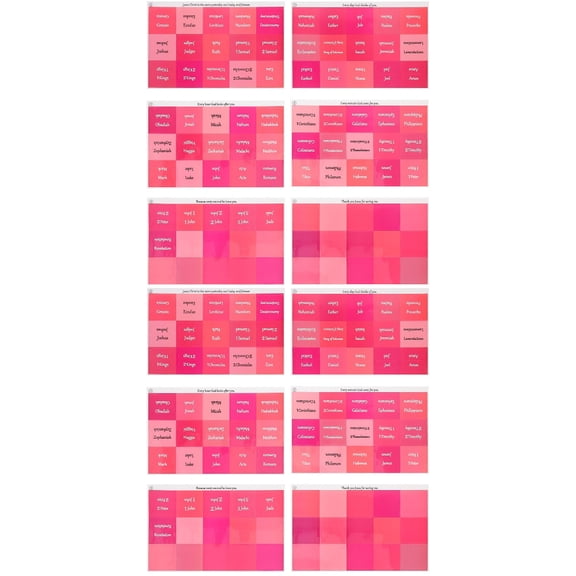 Hemoton 12 Sheets of Monthly Page Markers Sticky Page Tabs Book Index Tabs Vintage Note Tabs Paper Index Tabs