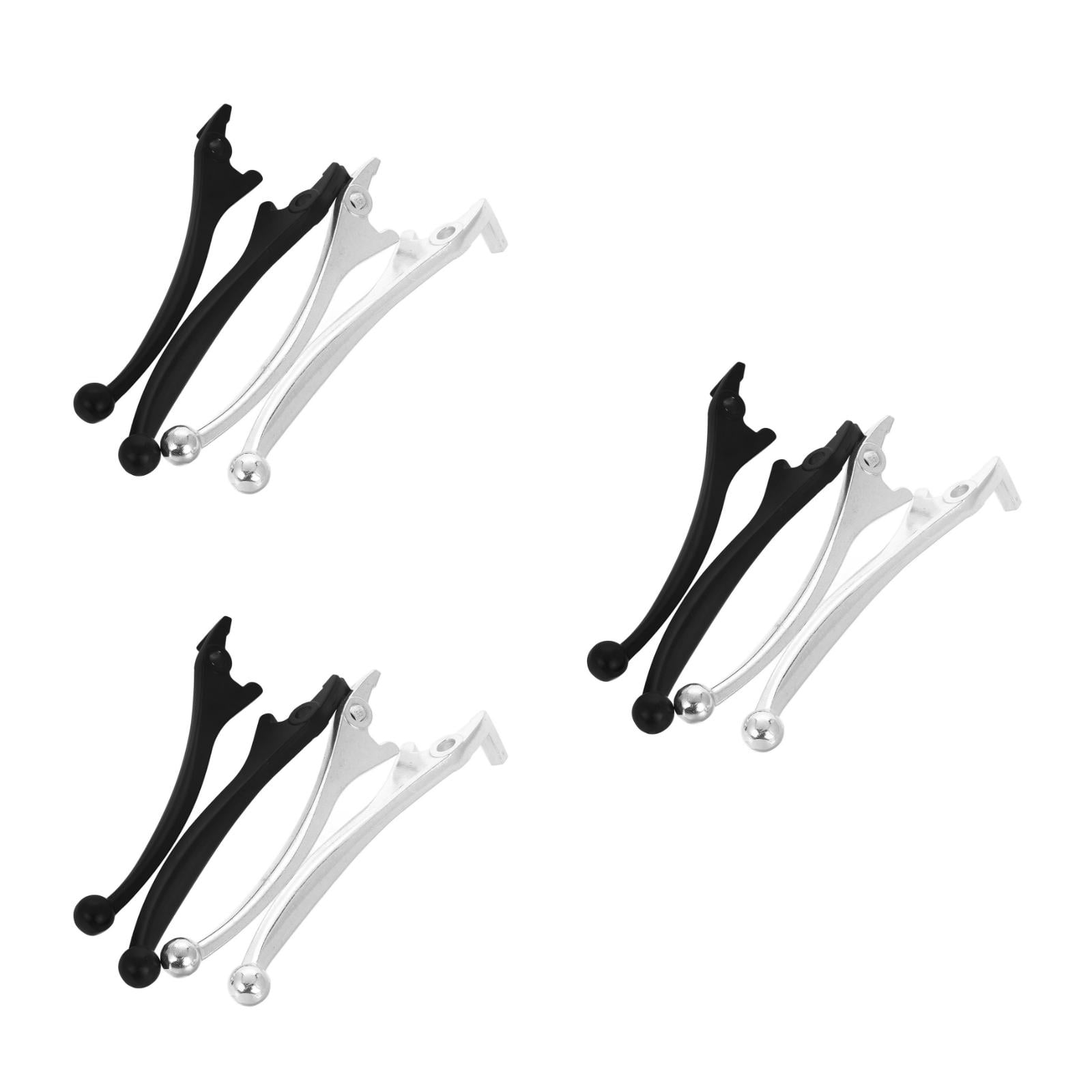 Hemoton 12 pcs  Brake Handle Clutch Brake Pivot Levers Bicycle Brake Lever Motorcycle Clutch Universal Electric Bike Brake And Clutch Lever Set