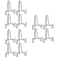 thumbnail image 1 of Hemoton 12 pcs  Iron Art Plate Holder Desktop Dish Bracket Display Rack Crafts Decor, 1 of 8