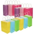 thumbnail image 1 of Hytrove Paper present Bags with Handles Purple 12Pcs 8.7X6.3X3.1In, 1 of 8