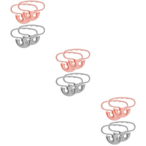 Hemoton 12 pcs Portable Bag Holders Shopping Bag Grips Plastic Vegetable Bag Carrier Tool