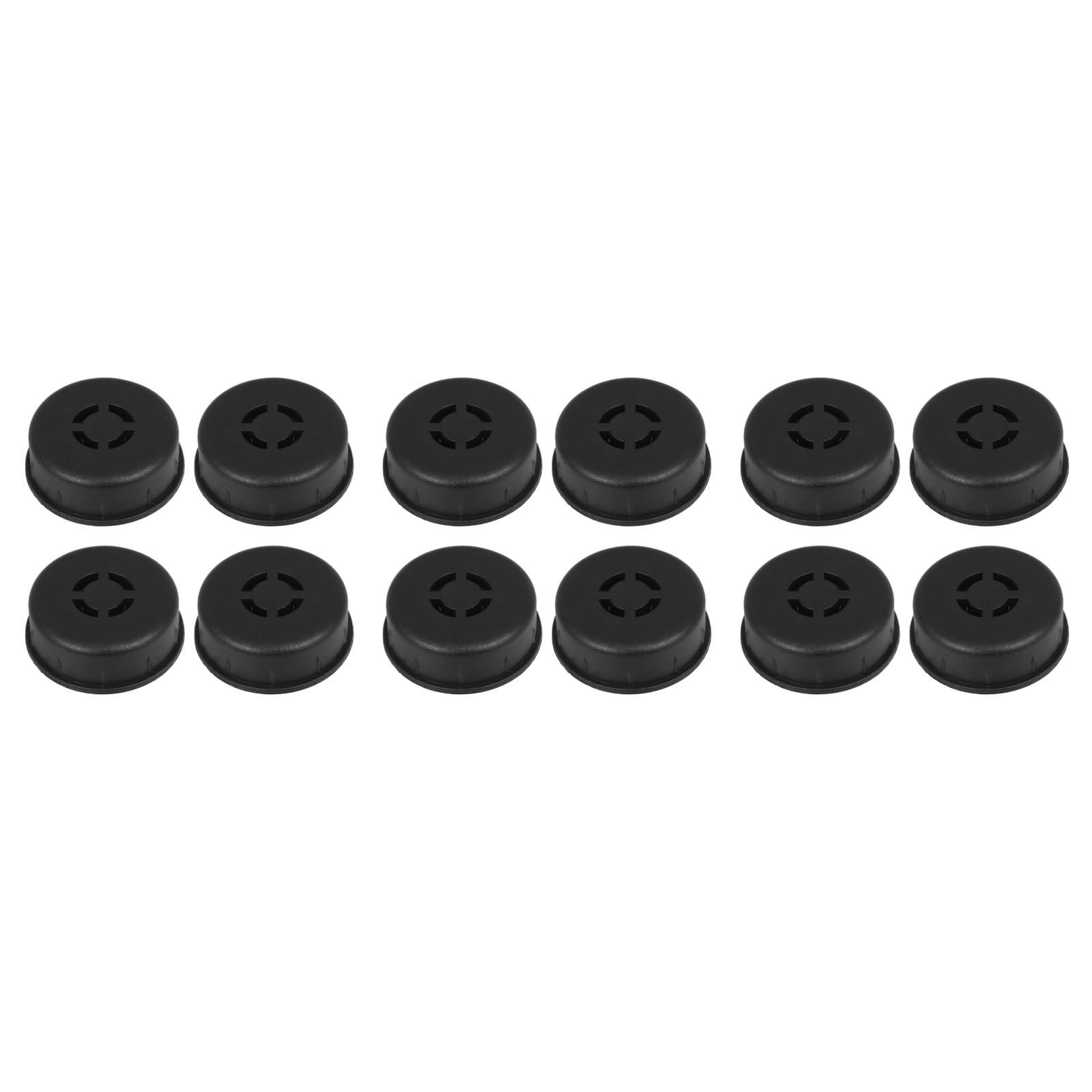 UPGRATOR 12-Pack Low Profile Silent Swivel Caster Wheels for Office Chairs, Furniture, Cabinets, and Small Equipment Replacement