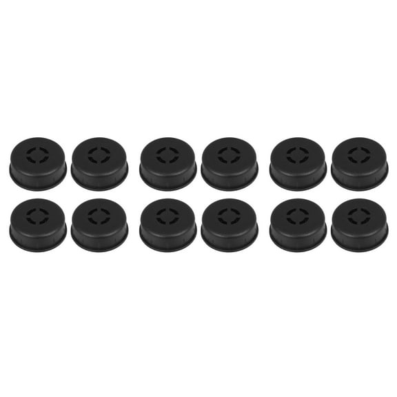 UPGRATOR 12 pcs Low Profile Silent Swivel Caster Wheels for Furniture Office Chairs and Small Cabinets